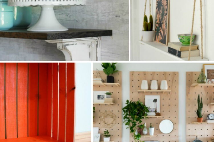 DIY shelf ideas for stylish and functional spaces