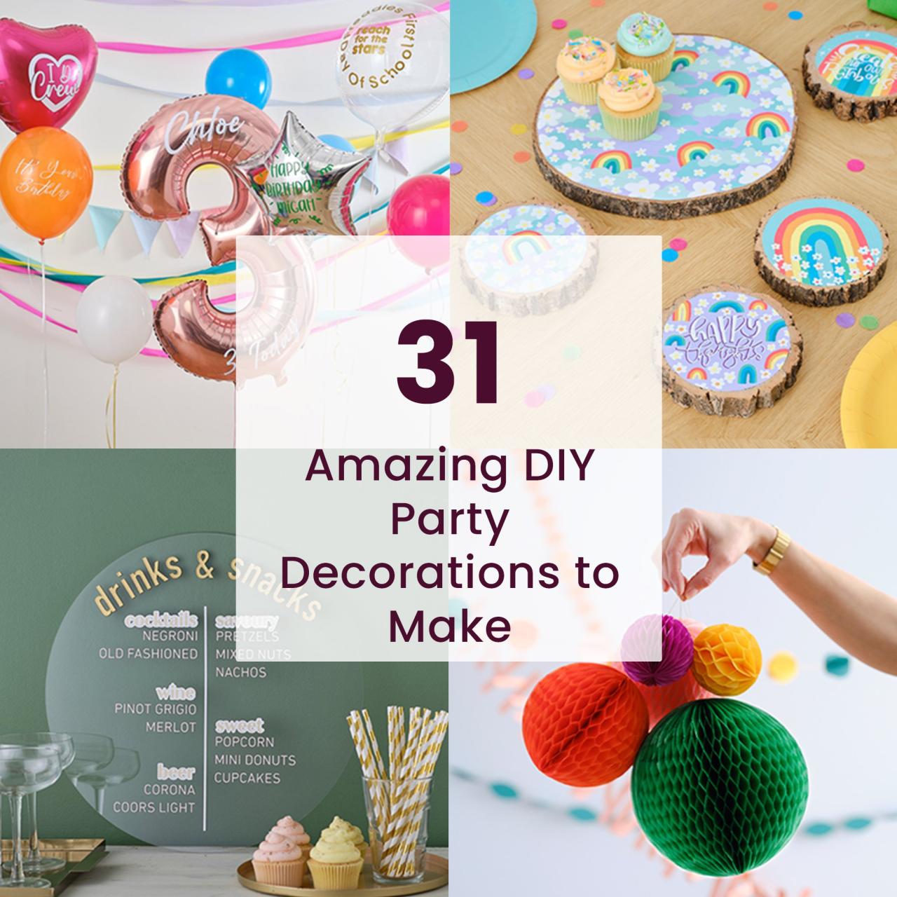 31 Amazing DIY Party Decorations to Make | Hobbycraft